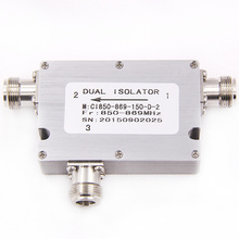 hot sale low pim high isolation din female 850-869mhz coaxial rf circulator isolator
